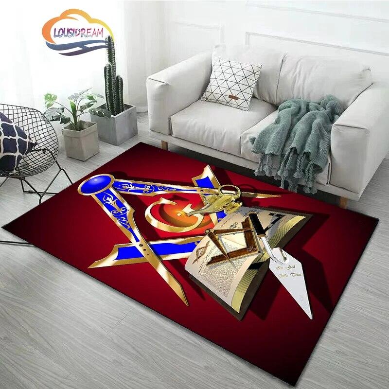 Новейший модный ковер, масонский коврик, масонский мягкий коврик, коврики для спальни, масонской гостиной, двери, напольные коврики для прихожей, коврик для йоги