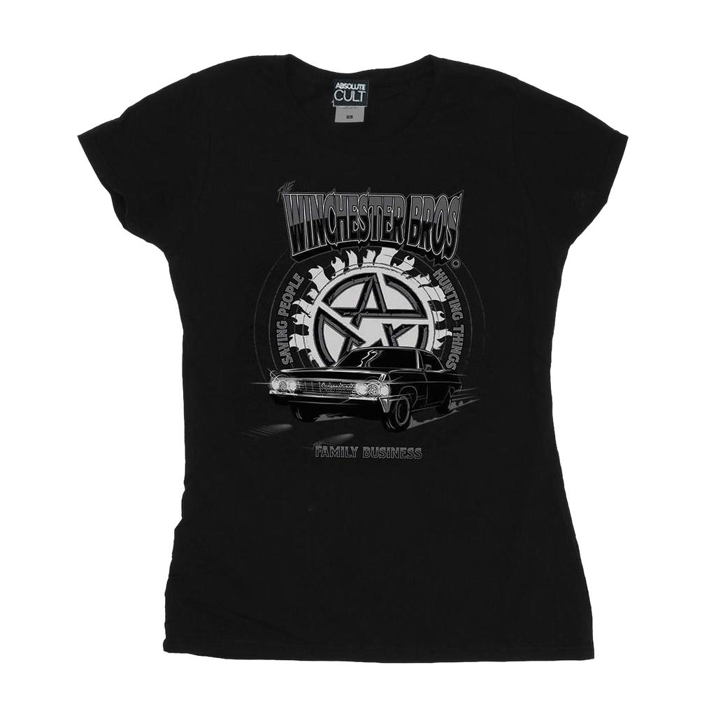 Supernatural Womens/Ladies Winchester Bros Cotton T-Shirt