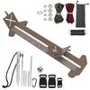 Paracord Bracelet Jig Kit with Needle Set Adjustable Length Paracord Jig Bracelet Maker Knotter