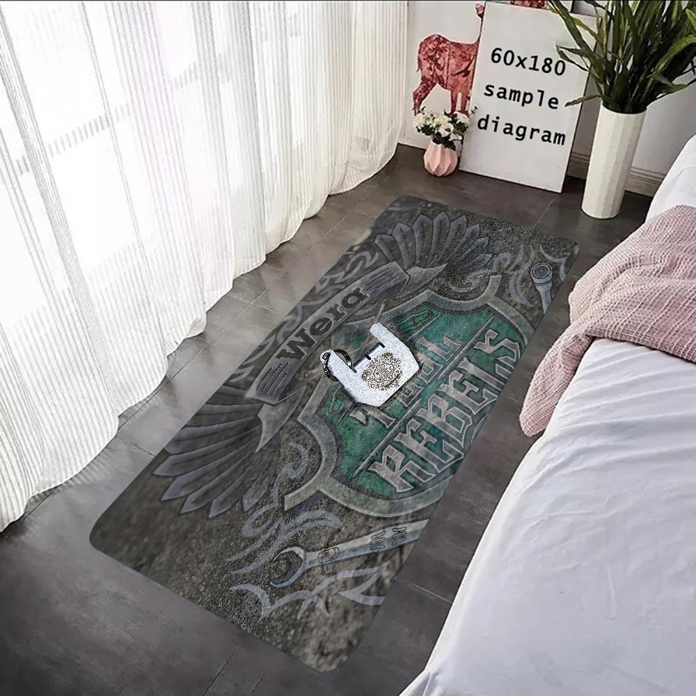 W-Wera-Tools Будь Инструментальным Бунтарем Коврик с Графическим Принтом Фланелевый Коврик для Ванной Кухни Прихожей Ковер Домашний Декор