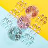 1 Box Color Binder Clips Paper Clips Push Pin Set Rose Gold Push Pins Cute Stationery For Office School Supplies