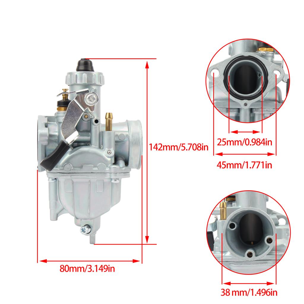 Для мотоцикла Lifan YX SSR CRF50 CRF70 Карбюратор Carb 110cc 125cc 140cc Мотокросс Питбайк Мотоцикл Двигатель Карбюратор Mikuni