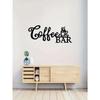 1 Piece, Metal Coffee Bar Logo Suitable For Coffee Shops, Homes, Offices, And Kitchen Wall Decoration. Coffee Bar Metal Wall Hanging Logo