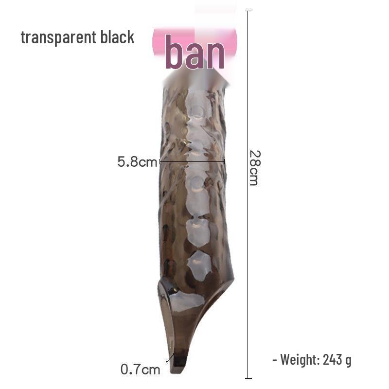 Armor Man Хрустальный зуб волка Рукав для удлинения пениса для пар