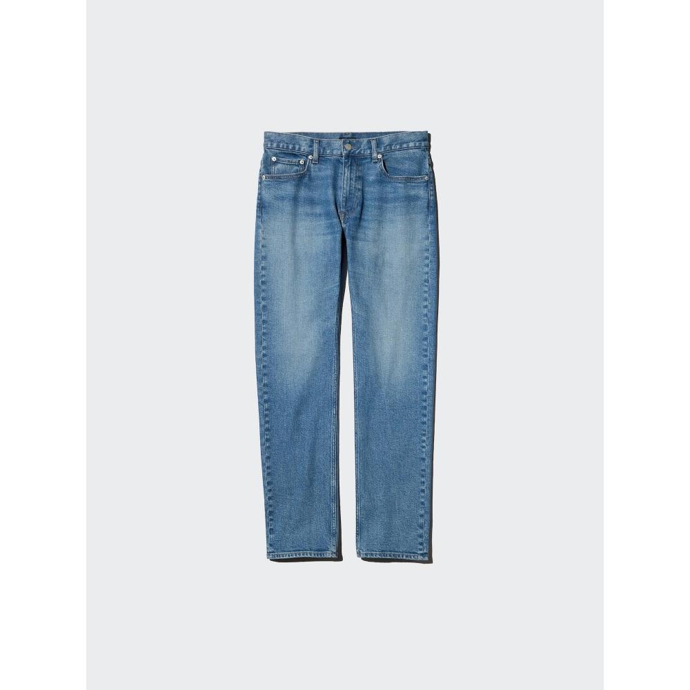 Uniqlo Японские узкие прямые джинсы длинные
