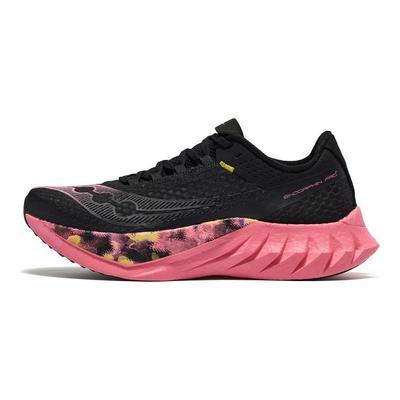 Endorphin Pro 4 Дышащая поддержка Отскок Низкий верх Кроссовки Унисекс Черный Розовый Красный Saucony S30939-800