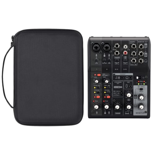 Khanka Storage Case Compatible with Yamaha AG06/AG06MK2 Webcasting Mixer Audio Interface