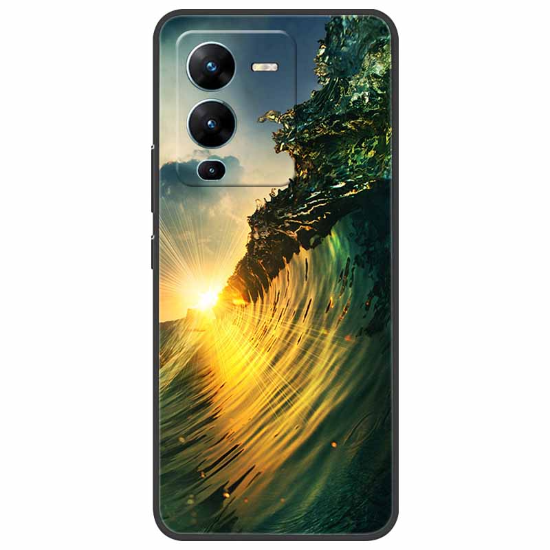 Для vivo V25 Pro Чехол V2158 Мягкий Силиконовый ТПУ Чехол для телефона Для vivo V25 Pro 5G Чехол Ударопрочный Capa V 25 Pro V25Pro Coque Крутой