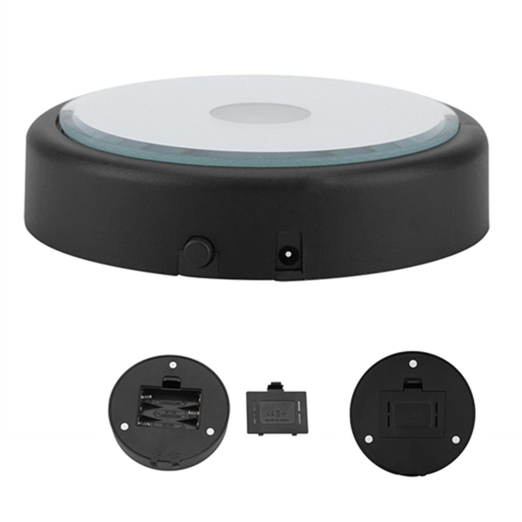 3D Multicolor 4 LED Light Lamp Base Stand Holder for Crystal Glass Art Decor