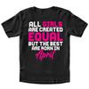 T Shirt All Girls Are Created Equal April Lustig Geburtstag Spruch Geschenkidee FR Vintage Stylish Breathable