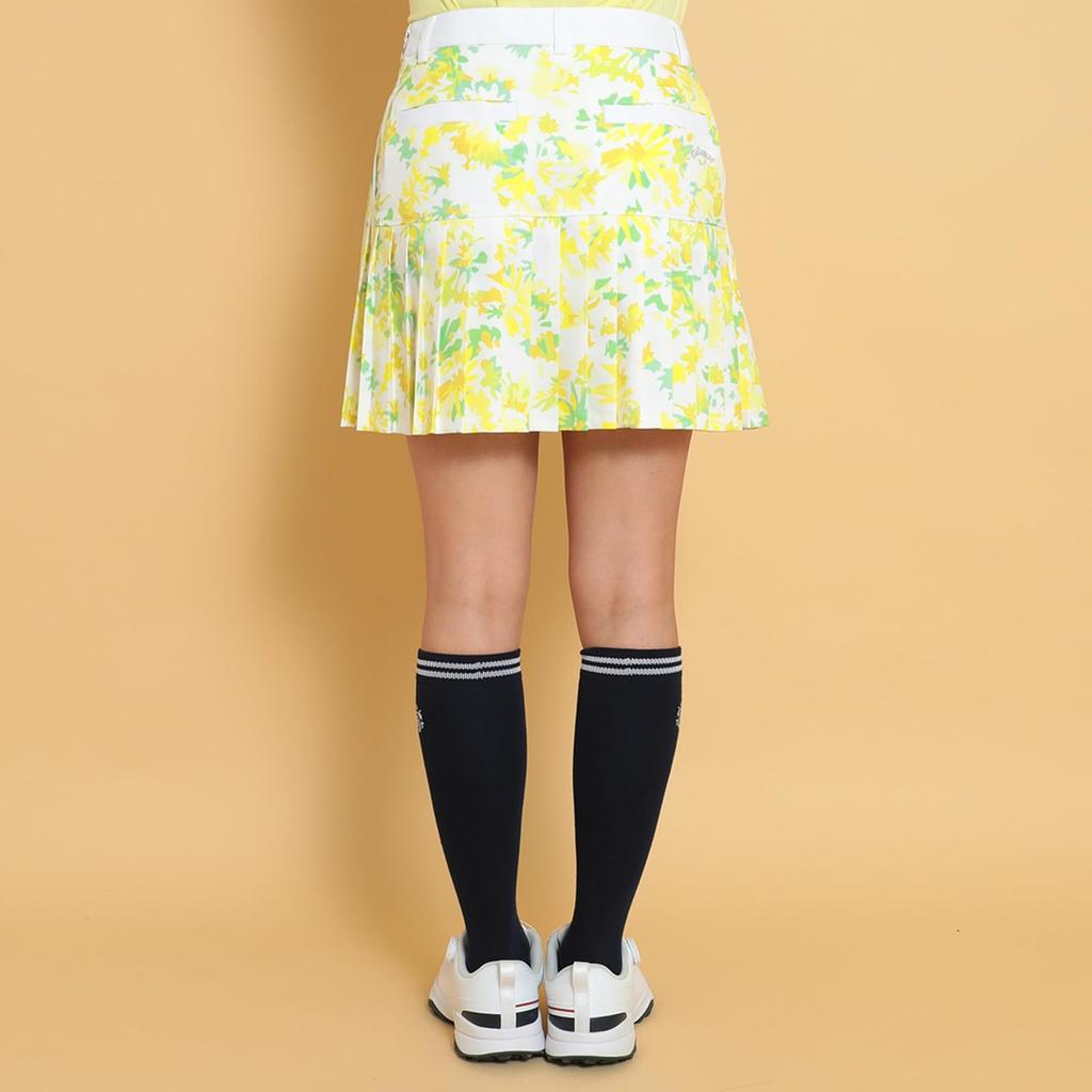 Юбка Цветок Гольф C25128206 M [Callaway] Женская (Плиссированный узор) / / 1061_Желтый