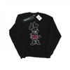 Mens Minnie Mouse Outline Polka Dot Sweatshirt