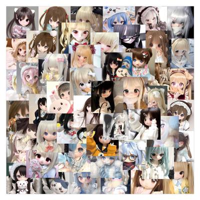 80 Новых стикеров-граффити для BJD-кукол, украшающих холодильник, скутер, чашку для воды, DIY-стикеры для личности