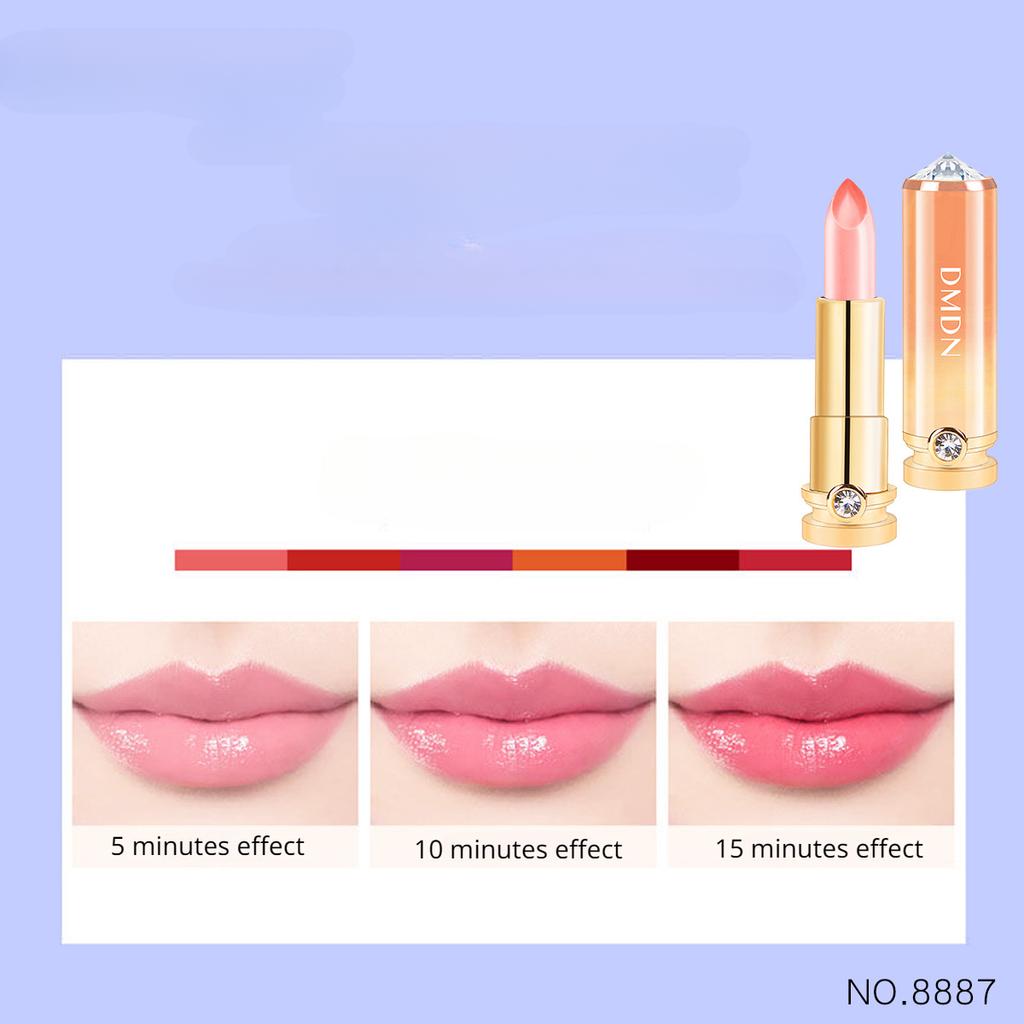 Кристаллическая желеобразная помада, меняющая цвет помады, невыцветающая антипригарная водостойкая помада для губ