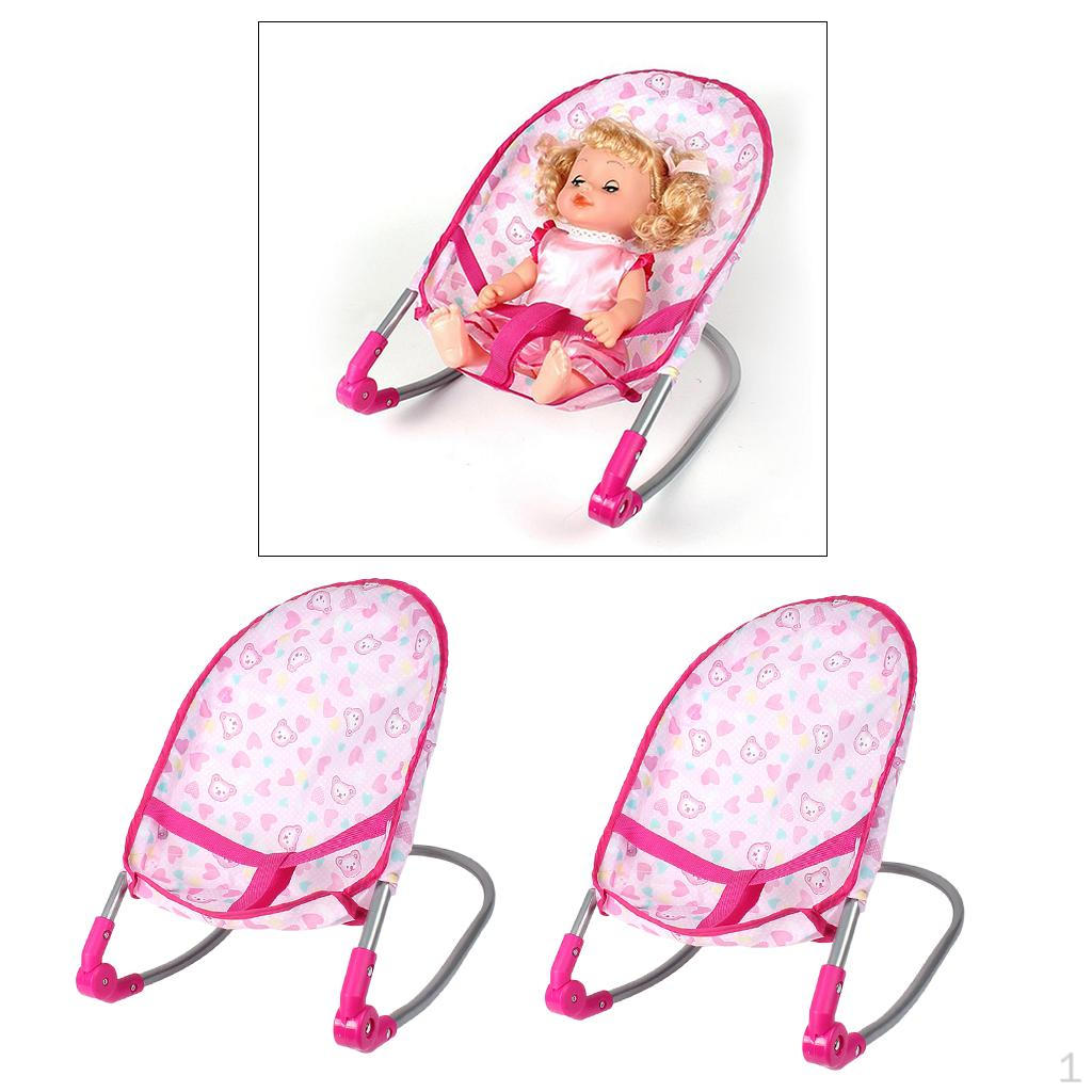 2x Folding Bouncer Rockers for Newborn Baby