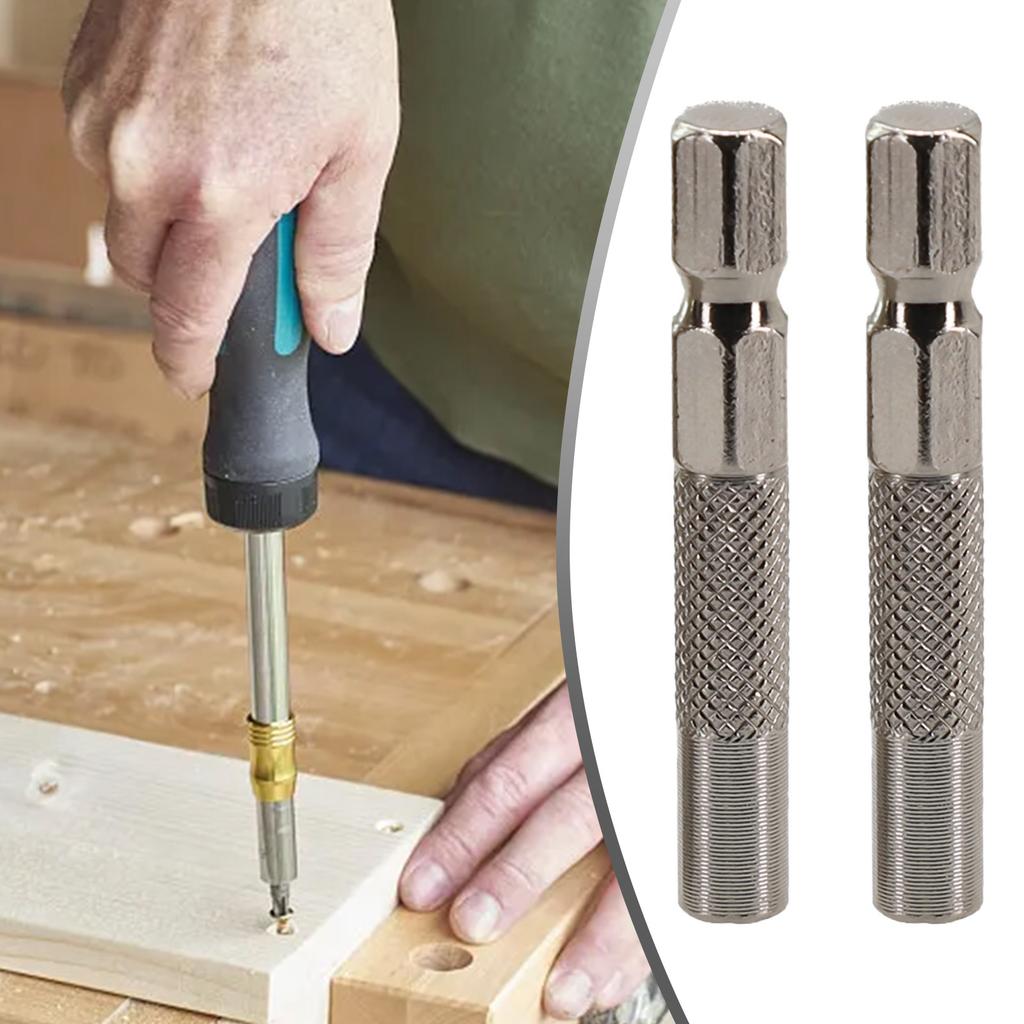 Hex Shank 6.35mm Insert Bit Adapter To 4mm Electric Screwdriver Socket Holder Screwdriver Socket Extension Impact Driver