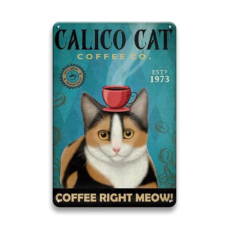 Винтажные металлические плакаты с черным котом, жестяная вывеска, мой Господь, настенные панно, забавные украшения, настенная живопись, модный стиль, домашний железный декор