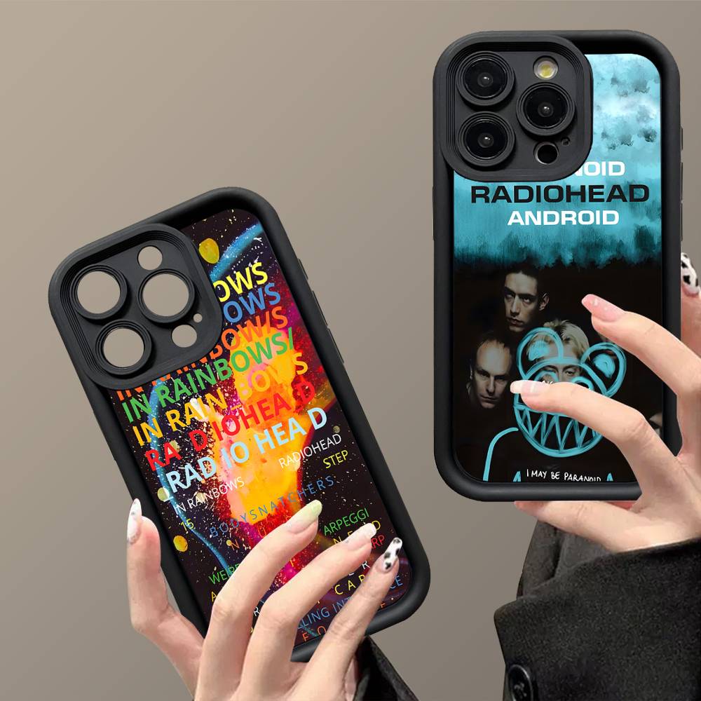 Чехол для телефона R-Radiohead Рок-группа Для Oppo Reno15 Reno14 Reno13 Reno12 Reno11 Reno10 Reno8 Reno7 Z T Pro Plus Мягкий ТПУ Задняя крышка