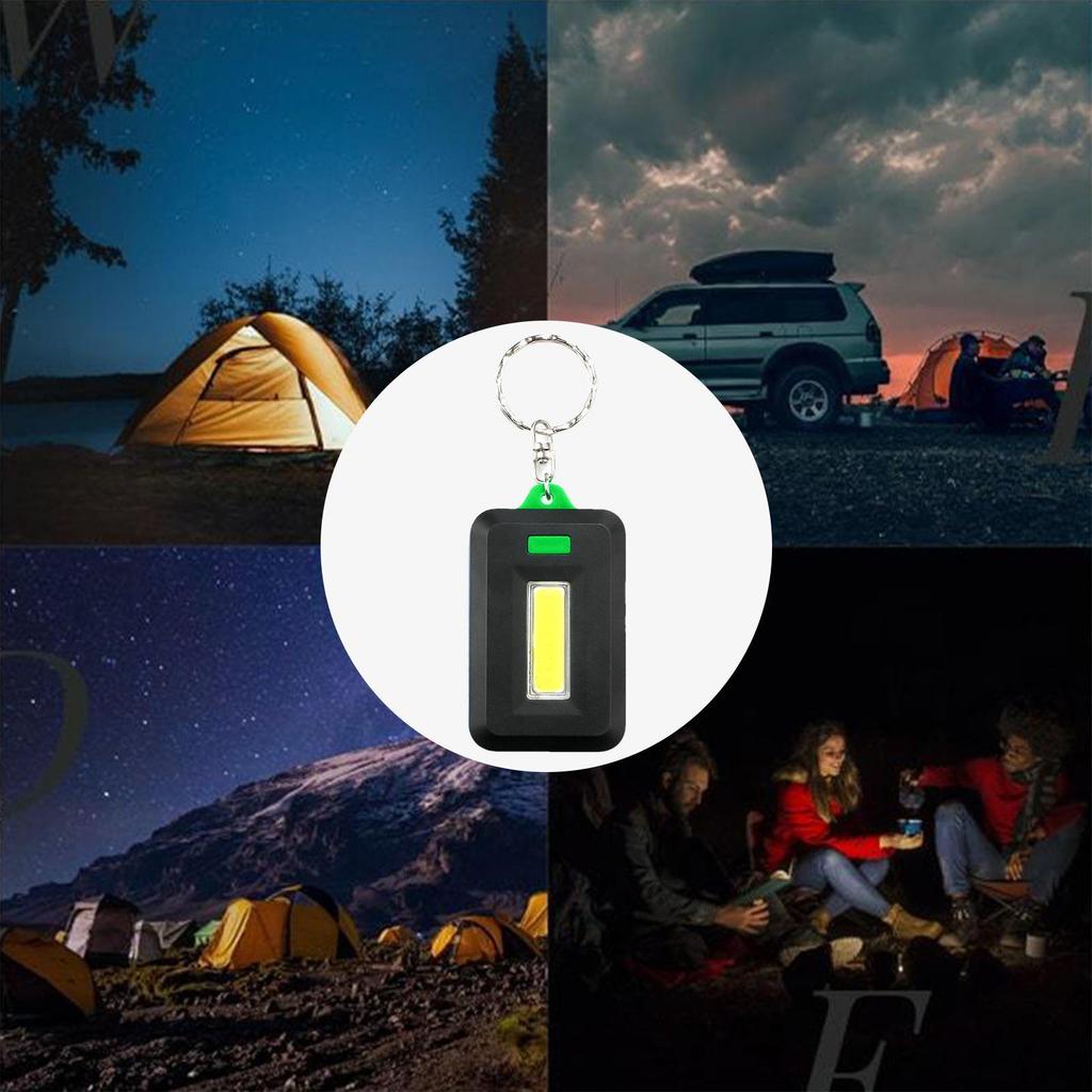 Мини COB карманные фонарики Мощные 3 Вт Высокояркие COB фонарики Портативный карманный светодиодный фонарь Фонарик-брелок Три режима