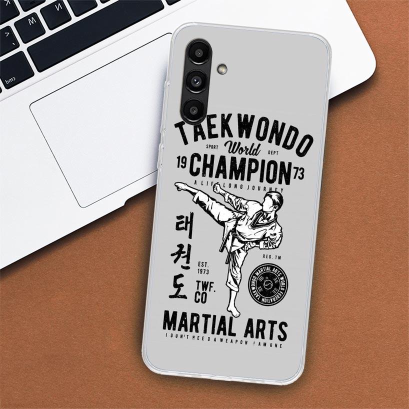 Чехол для телефона «Кунгфу тхэквондо» для Samsung Galaxy A51 A71 A50 A70 A40 A30 A20E A10 A41 A31 A21S A11 A01 A6 A8 + A7 A9 Plus