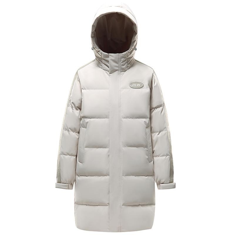 Зимняя куртка-пуховик мужская средняя и длинная спортивная и досуговая куртка с капюшоном для сохранения тепла