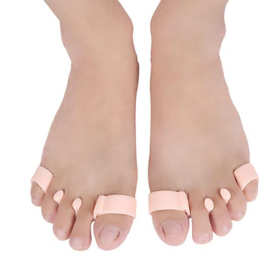 2 пары разделителей пальцев ног, ортопедический бурсит, корректор вальгусной молоткообразной стопы, естественное выравнивание для женщин и мужчин, выравнивание стопы, выпрямитель для пальцев