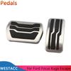 Автомобильные педали из нержавеющей стали, педаль сцепления газового тормоза для Ford Focus 2 3 4 MK2 MK3 MK4 RS ST 2005- Kuga Escape