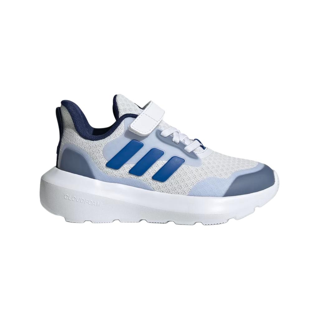 Adidas Fortarun Comfortable Versatile Non-Slip Low-Top Kids Running Shoes Kids Running Shoes White Blue IF4097