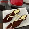 Модные весенне-летние женские шлепанцы, женские шлепанцы на каблуке, сандалии, туфли-лодочки, модные женские шлепанцы с острым носком на низком каблуке