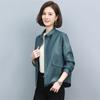 High Quality Lady Leather Clothes Spring Autumn New Leather Coat Women's Motorcycle PU Pi Jacket Outerwear Female Tops