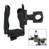 Adjustable Handlebar Cup Holder Bottle Mount Bracket 25Mm Green For Motorcycle