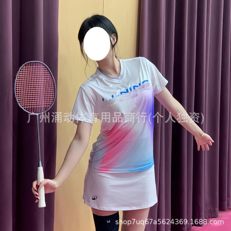 Quick-Dry Badminton Shirt Set Men Women Club Team Sportswear Short Sleeve Top Shorts Skort