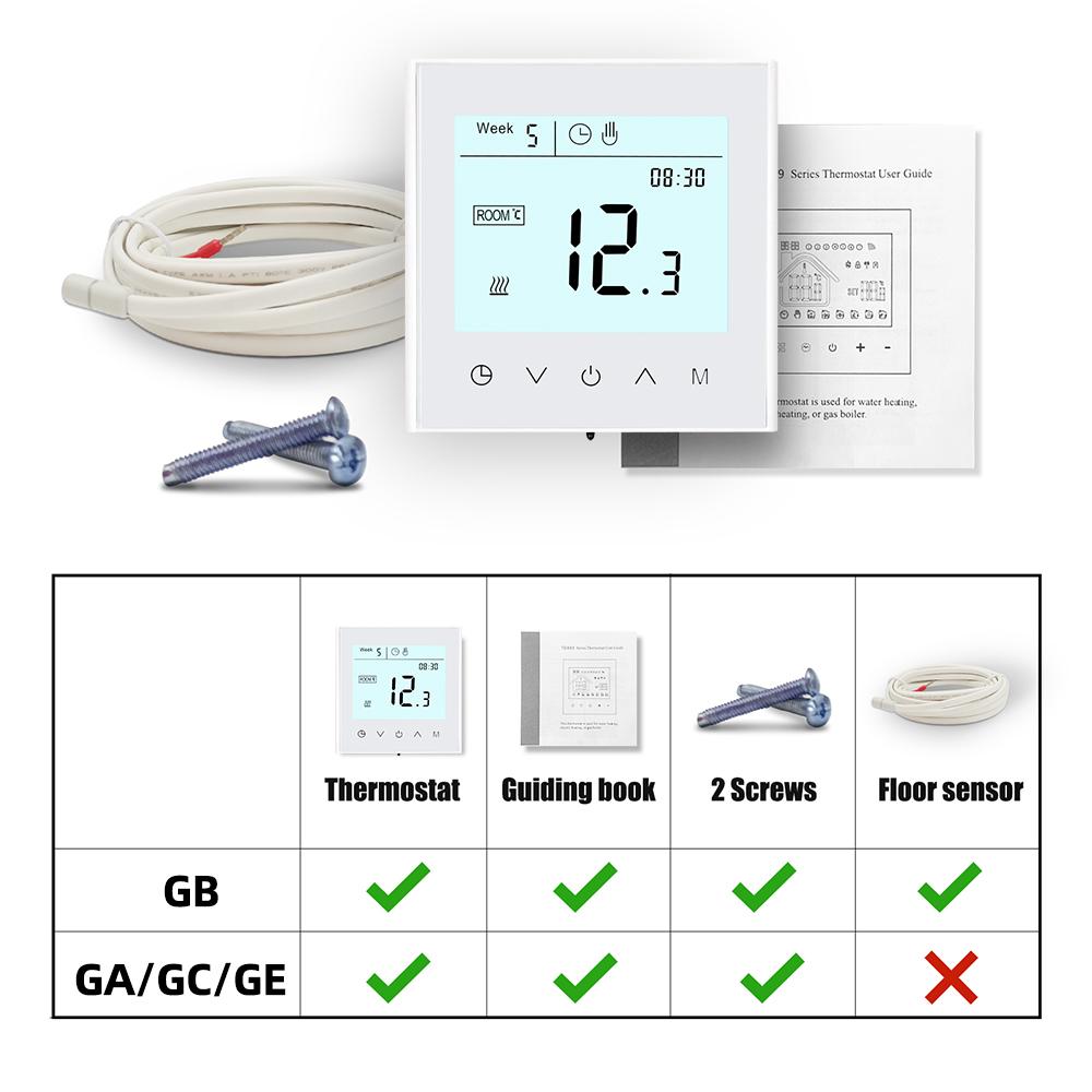 MINCO HEAT MK100 Smart Tuya WiFi теплый пол термостат для электрического отопления регулятор температуры газовый котел водонагреватель
