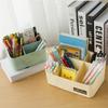 Креативный настольный органайзер, студенческие канцелярские принадлежности, держатель для ручек, держатель для ручек, полка для косметического комода с несколькими отделениями