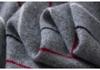 100% Cashmere Women's Color Block Stripe Round Neck Sweater - Autumn/Winter Loose Fit Retro Knitwear Top