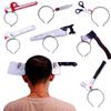 Halloween Horror Costume Accessories Bloody Headbands (Bloody Knife/Syringe/Scissors) Fun Headwear Accessories