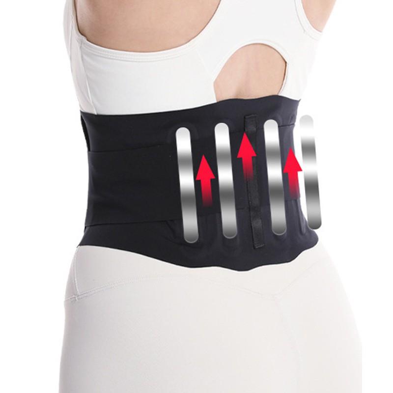 Ultra-Thin Breathable Lycra Waist Support Belt With Steel Plate Gym Fitness Running Yoga Core Compression