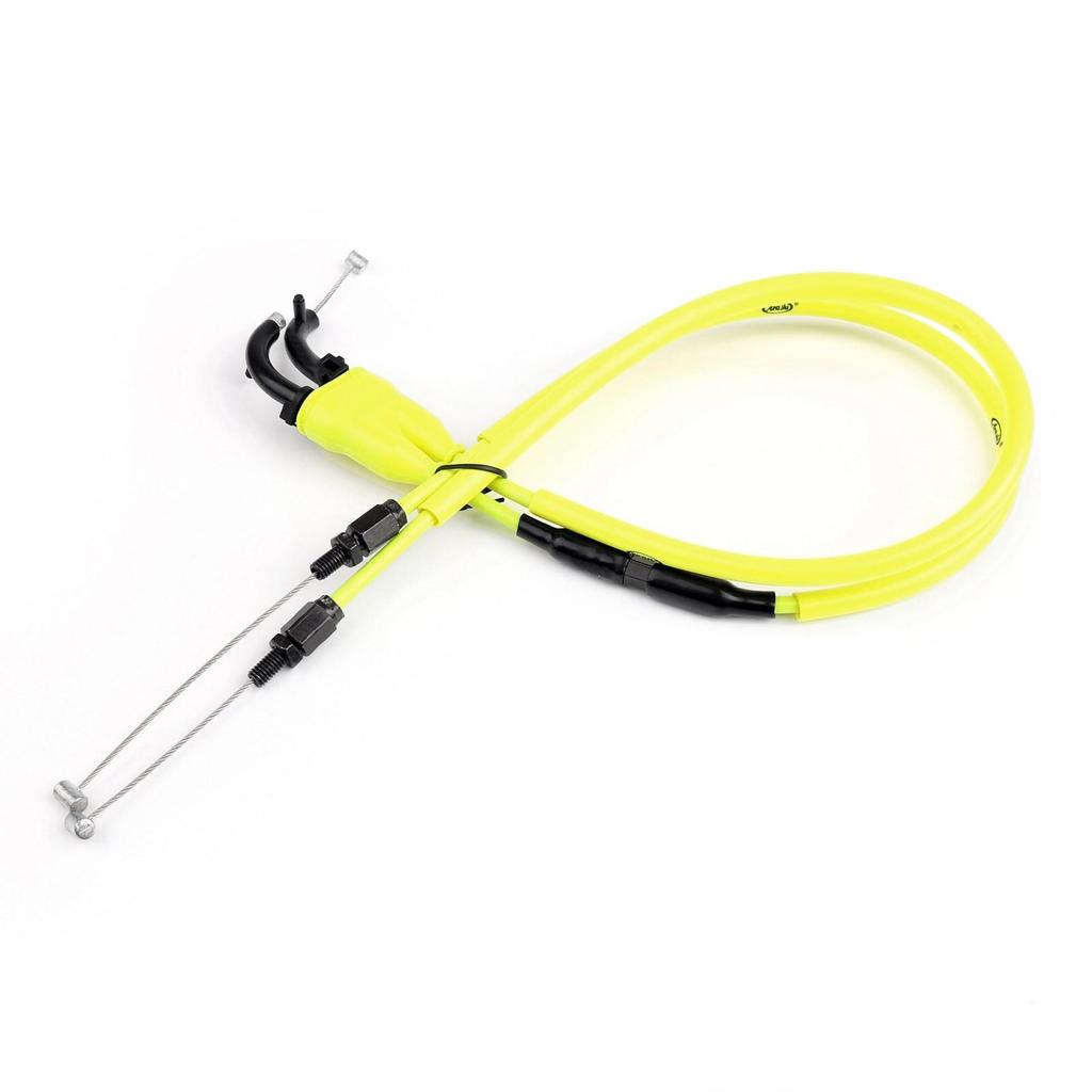 Throttle Cable Push/Pull Wire Line Gas For Yamaha YZF R1 YZF-R1 2004-2006 Green