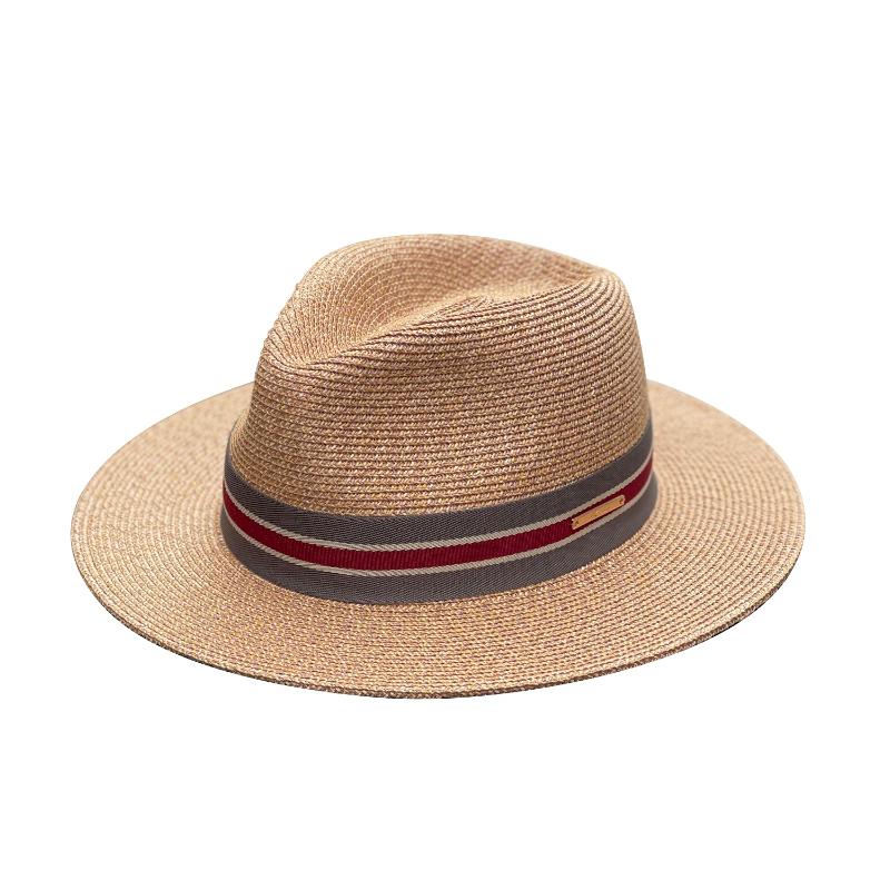 Panama Straw Hat Unisex Top Hat Fedora Hat Big Head Size Sunshade Adjustable Elegant Gentleman Versatile Style