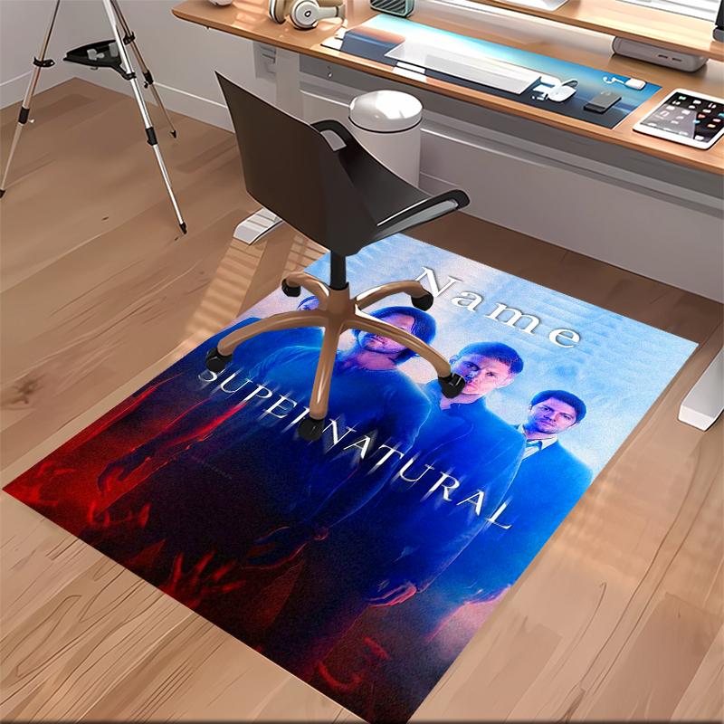 Custom personalization Supernatural Print Area Rug - Soft, Washable Non-Slip Indoor Mat,Living Room,Home&Office Decorative Rug