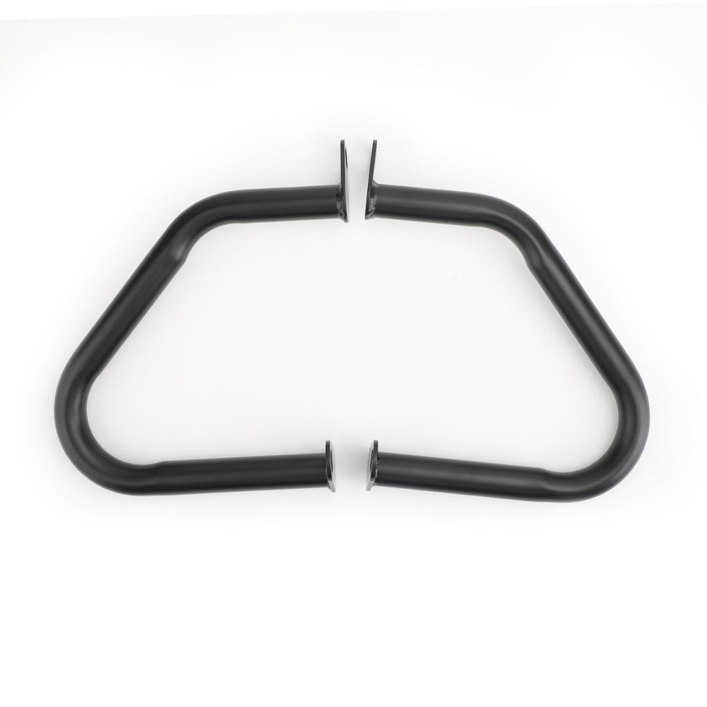 Защита двигателя хромированная дуга безопасности черная подходит для Bonneville T100 T120 Bobber 2016-2024