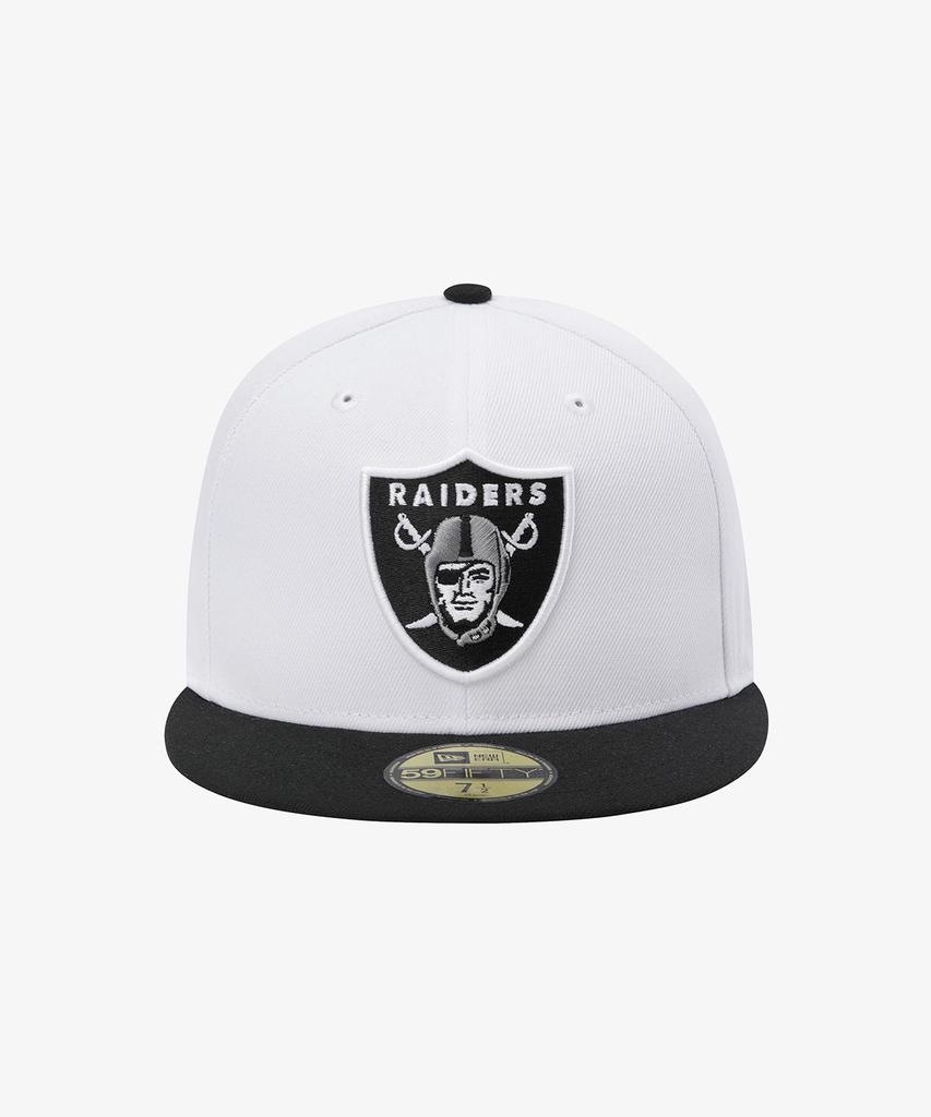New Era Кепка NFL Las Vegas Raiders Базовая Приталенная All-Tic Белый/Черный 15131687