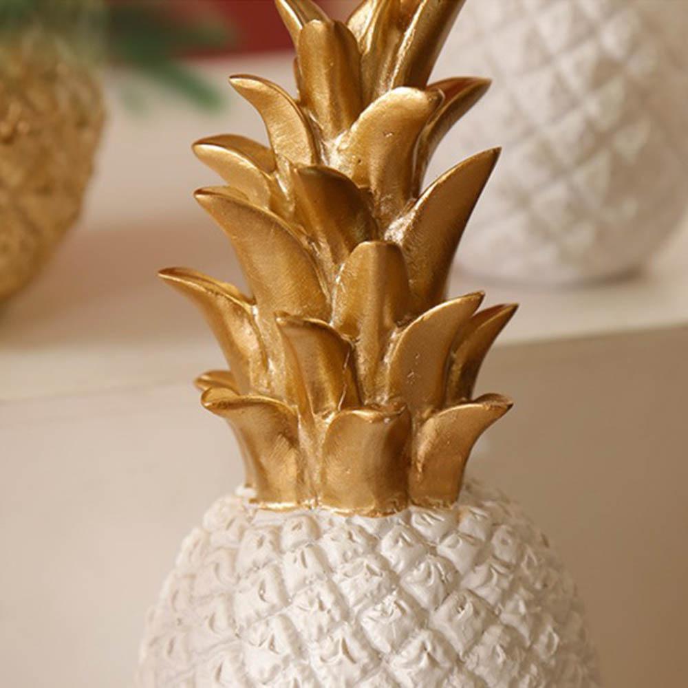 1pcs Pineapple Office Resin Home Miniatures Ornaments Home Desk Decor Decoration Desk Ornaments