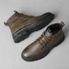Winter Men's Boots New High Top Warm Boots Men Casual Shoes Non-Slip Outdoor  Boots Leather Designer Work Tooling Boots