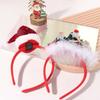 Bow Merry Christmas Headbands Festival Christmas Tree Headbands Christmas Decor Gifts