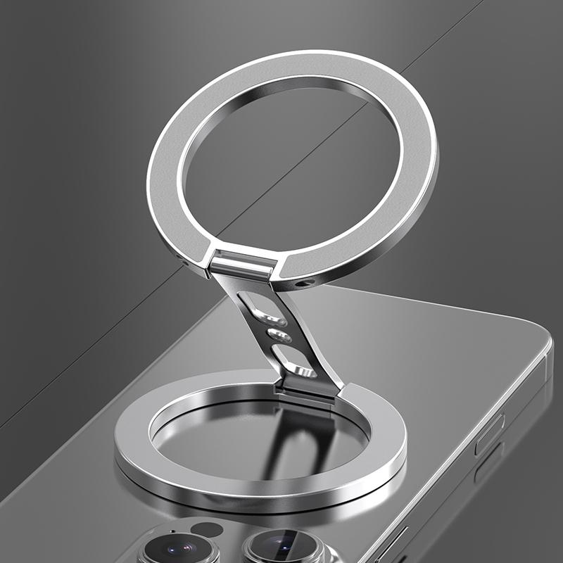 Вращающаяся магнитная подставка для Magsafe Двусторонняя сильная магнитная держатель Кольцо-держатель для пальца для мобильного телефона для iPhone Huawei Samsung
