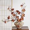 Blossom Artificial Faux Plants Multi-Bloom Plastic Fake Flower  Home Decor