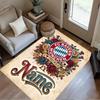 Vintage Bayern Munich Poster Floor Mat Perfect for Dormitory Playrooms Dining Room Entryway Anti-slip Rug Anime Office Decor Birthday/Christmas Gift