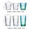 New Household Glass Water Cup Female Ins Summer Beer Cup High-quality Glacier Pattern Big Milk Cup Tea Coffee Fruit Juice Cup