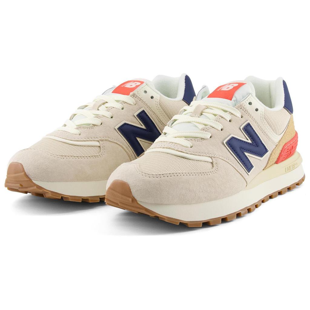 New Balance 574 Legacy кремово-синие кроссовки унисекс серые U574LGNV